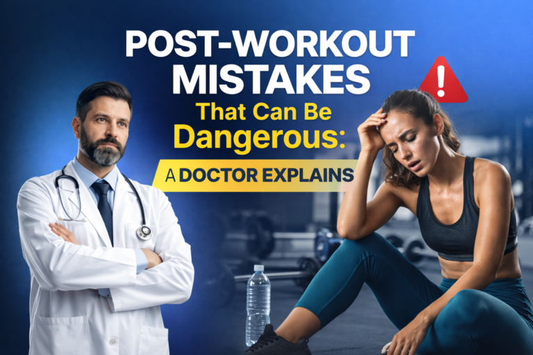 Post-Workout Mistakes That Can Be Dangerous