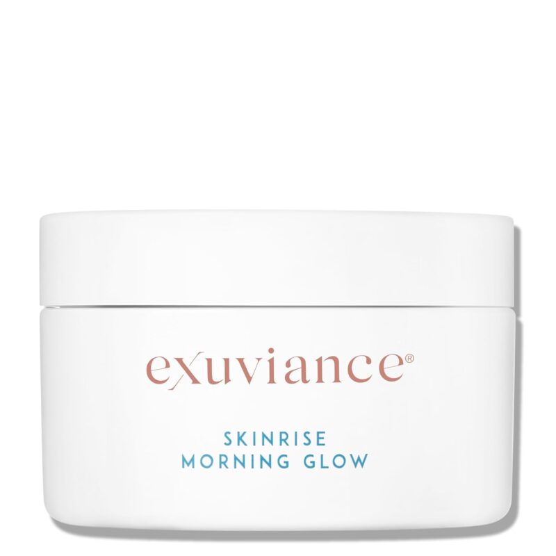 EXUVIANCE SkinRise Morning Glow, Anti Aging Facial Toning Pads |Gently Exfoliates and Hydrates Skin's Moisture Barrier, with PHA/Bionics, Green Tea & Cucumber Extract, 1.7 Fl oz