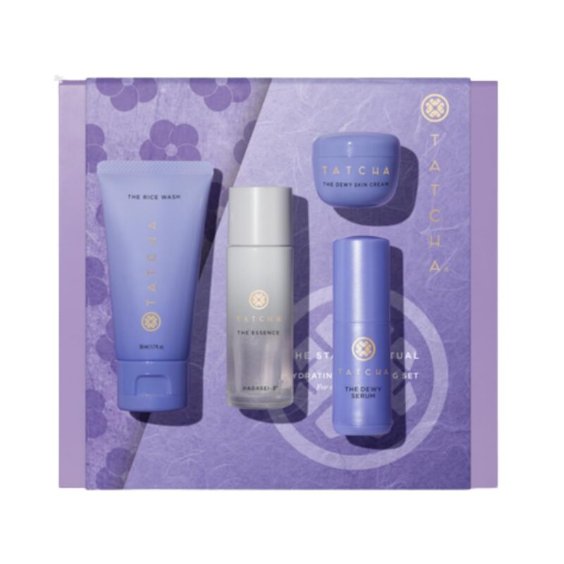 Tatcha The Starter Ritual Set - Ultra Hydrating for Dry Skin | 2 Week Introductory Set | $102 Value
