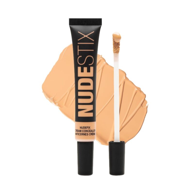 Nudestix NUDEFIX Cream Concealer – Hydrating, Buildable Liquid Concealer for Dark Circles, Redness & Blemishes | Skincare-Infused, Natural Finish | Clean, Vegan & Fragrance-Free